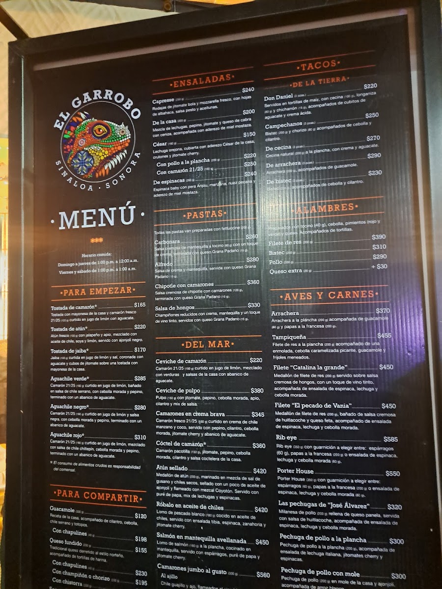 Antiguo Palacio De Coyoacán Menu - Image 1