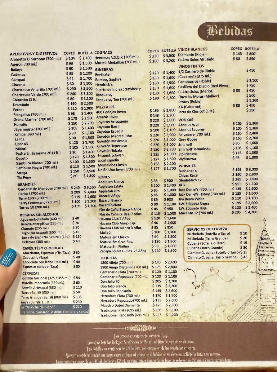 Antiguo Palacio De Coyoacán Menu - Image 3